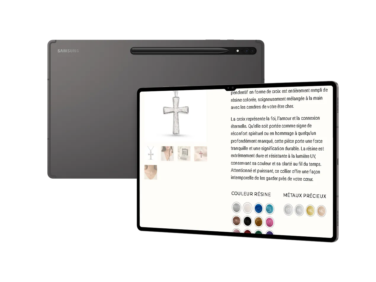 Vue tablette du Salon des Souvenirs d’EverHōld